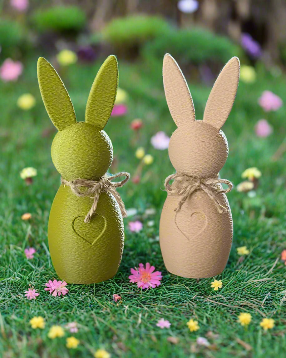 Modern Easter bunny decor (Set is available in two color options!)